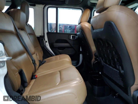 2022 Jeep Wrangler Unlimited Rubicon with VIN 1C4HJXFN8NW129717, listed as a Copart auction lot 54615745 with 33,544 mi miles and Salvage title. Bid and sale history available at DreamBid. Image 11.