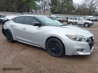 2018 Nissan Maxima SL with VIN 1N4AA6AP7JC390715, listed as a IAAI auction lot 41397498 with 81,483 mi miles. Bid and sale history available at carsss.com. Image 1.