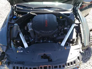 2023 Kia Stinger GT2 with VIN KNAE55LC0P6135476, listed as a Copart auction lot 66336024 with 0 mi miles and Salvage Title. Bid and sale history available at carsss.com. Image 11.