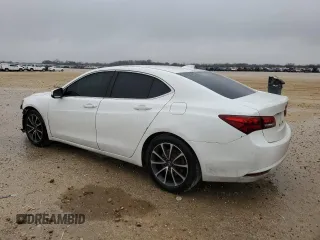 2015 Acura TLX V6 Tech with VIN 19UUB2F53FA023559, listed as a Copart auction lot 46405845 with 172,564 mi miles and Salvage Title. Bid and sale history available at carsss.com. Image 2.