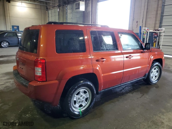 2010 Jeep Patriot Sport with VIN 1J4NT2GB4AD551987, listed as a Copart auction lot 50357085 with 41,664 mi miles and Clean Title. Bid and sale history available at carsss.com. Image 3.