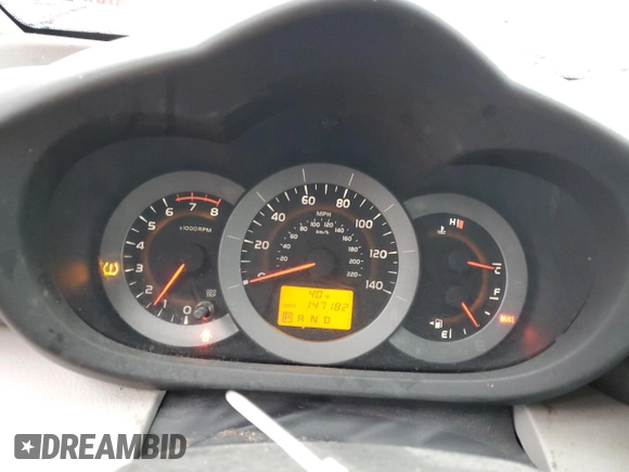 2011 Toyota RAV4 with VIN 2T3ZF4DV0BW073998, listed as a Copart auction lot 52145335 with 147,182 mi miles and Clean Title. Bid and sale history available at DreamBid. Image 9.