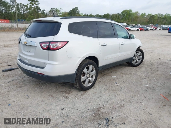 2017 Chevrolet Traverse LT with VIN 1GNKVGKD5HJ106685, listed as a IAAI auction lot 41929915 with 160,106 mi miles and . Bid and sale history available at DreamBid. Image 4.