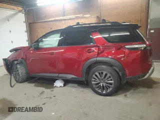 2023 Nissan Pathfinder SL z VIN 5N1DR3CD2PC239335, wystawiony jako Copart lot #48781855 z przebiegiem Nie podano mil oraz Szkoda całkowita • Salvage title. Historia ofert i sprzedaży dostępna na DreamBid. Obrazek 2.