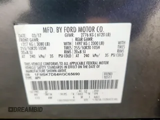 2017 Ford Explorer XLT z VIN 1FM5K7D84HGC65690, wystawiony jako Copart lot #59367475 z przebiegiem 148 492 mil mil oraz Czysty tytuł • Clean title. Historia ofert i sprzedaży dostępna na DreamBid. Obrazek 13.