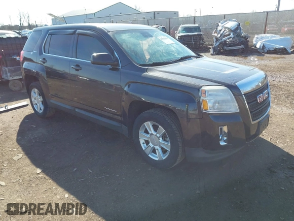 2013 GMC Terrain SLE with VIN 2GKALMEK8D6309200, listed as a IAAI auction lot 41852959 with 112,102 mi miles. Bid and sale history available at carsss.com. Image 1.