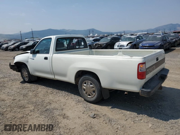 1993 Toyota T100 DX z VIN JT4VD10A5P0010588, wystawiony jako Copart lot #63862014 z przebiegiem 295 012 mil mil oraz Czysty tytuł • Clean title. Historia ofert i sprzedaży dostępna na DreamBid. Obrazek 2.