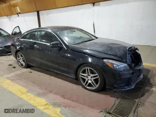 2017 Mercedes-Benz E-Class E 400 with VIN WDDKJ6HB2HF356172, listed as a Copart auction lot 42962945 with 76,022 mi miles and Salvage Title. Bid and sale history available at carsss.com. Image 4.