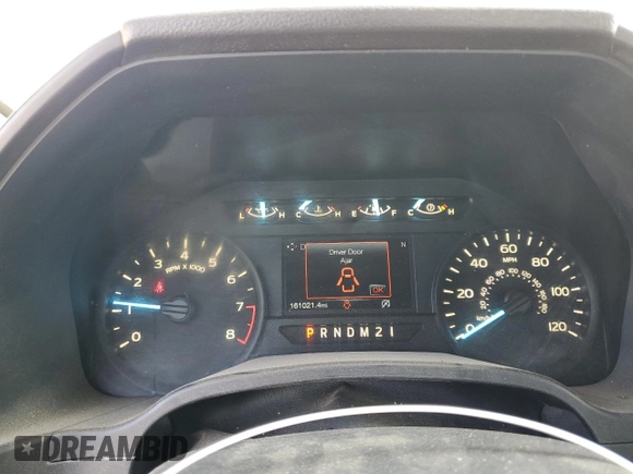 2018 Ford F-150 XL with VIN 1FTEX1EB2JKF61257, listed as a Copart auction lot 53674615 with 161,021 mi miles and Salvage title. Bid and sale history available at DreamBid. Image 9.
