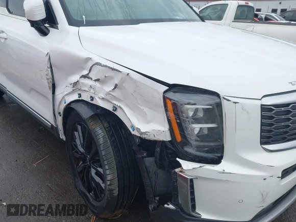 2020 Kia Telluride SX with VIN 5XYP5DHC7LG035980, listed as a IAAI auction lot 41750803 with 55,667 mi miles and . Bid and sale history available at DreamBid. Image 6.
