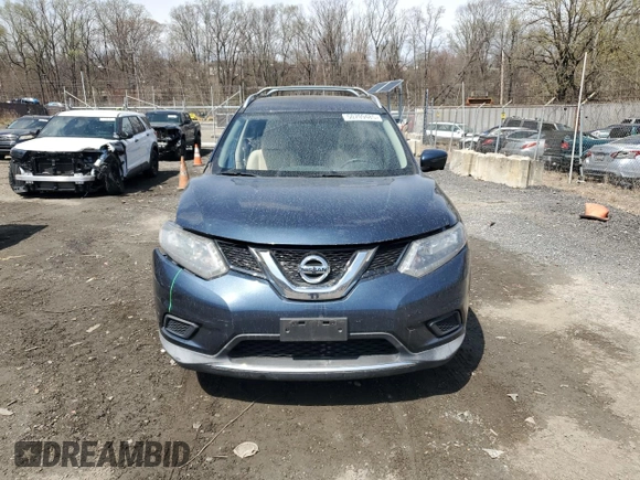 2016 Nissan Rogue SV with VIN KNMAT2MVXGP667494, listed as a Copart auction lot 50709485 with 70,187 mi miles and Salvage Title. Bid and sale history available at carsss.com. Image 5.