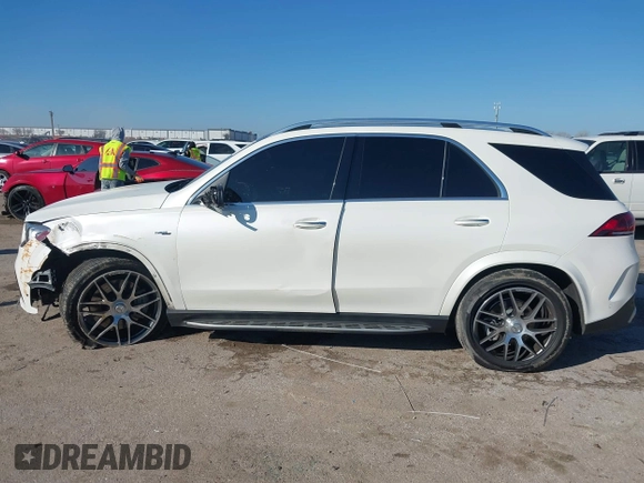 2021 Mercedes-Benz GLE 53 AMG with VIN 4JGFB6BB8MA440937, listed as a IAAI auction lot 41476090 with 39,693 mi miles and . Bid and sale history available at DreamBid. Image 14.