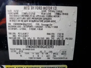2008 Ford Taurus X SEL с VIN 1FMDK02WX8GA23393, выставлен на аукционе Copart как лот 47027734 с пробегом 185 485 миль миль и Списание • Salvage title. История ставок и продаж доступна на DreamBid. Изображение 13.