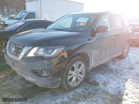 2018 Nissan Pathfinder SV with VIN 5N1DR2MM4JC670016, listed as a IAAI auction lot 41394190 with 143,705 mi miles. Bid and sale history available at carsss.com. Image 2.