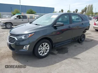 2020 Chevrolet Equinox LS with VIN 2GNAXHEV6L6273594, listed as a IAAI auction lot 42047135 with 56,028 mi miles and . Bid and sale history available at DreamBid. Image 2.
