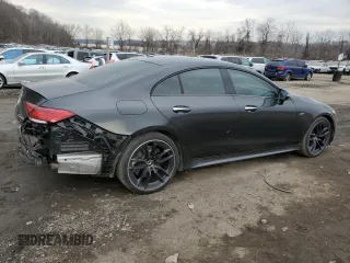 2019 Mercedes-Benz CLS with VIN WDD2J6BB7KA020448, listed as a Copart auction lot 47607135 with 52,212 mi miles and Salvage Title. Bid and sale history available at carsss.com. Image 3.