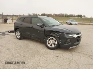 2020 Chevrolet Blazer LT z VIN 3GNKBCRSXLS588597, wystawiony jako IAAI lot #41820653 z przebiegiem 46 318 mil mil oraz . Historia ofert i sprzedaży dostępna na DreamBid. Obrazek 1.