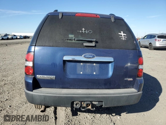 2007 Ford Explorer XLT with VIN 1FMEU73817UB71178, listed as a Copart auction lot 72386834 with 171,366 mi miles and Salvage Title. Bid and sale history available at carsss.com. Image 6.