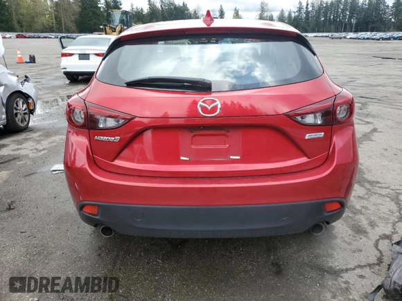 2015 Mazda 3 S Grand Touring with VIN JM1BM1M33F1236684, listed as a Copart auction lot 52164405 with 121,139 mi miles and Salvage Title. Bid and sale history available at DreamBid. Image 6.