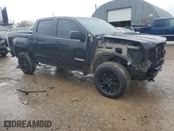 2021 GMC Canyon 2WD Elevation Standard with VIN 1GTG5BEN9M1148356, listed as a Copart auction lot 81102944 with 46,674 mi miles and Salvage Title. Bid and sale history available at carsss.com. Image 4.