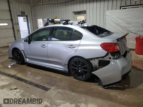 2020 Subaru WRX Premium with VIN JF1VA1C61L9805178, listed as a Copart auction lot 45537605 with 57,453 mi miles and Salvage Title. Bid and sale history available at carsss.com. Image 2.