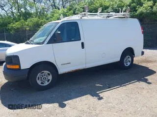 2006 GMC Savana Cargo with VIN 1GTGG25V661219848, listed as a IAAI auction lot 42142102 with 157,262 mi miles and . Bid and sale history available at carsss.com. Image 2.