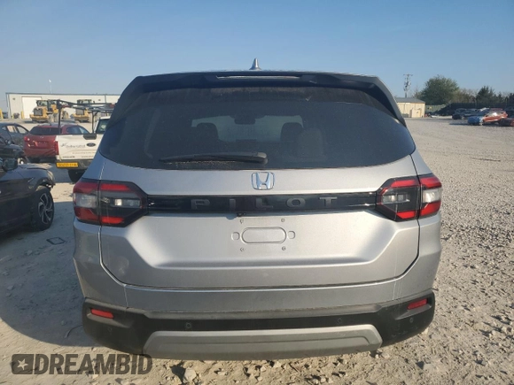 2025 Honda Pilot EX-L z VIN 5FNYG2H44SB000413, wystawiony jako Copart lot #50594725 z przebiegiem 6 075 mil mil oraz Szkoda całkowita • Salvage title. Historia ofert i sprzedaży dostępna na DreamBid. Obrazek 6.
