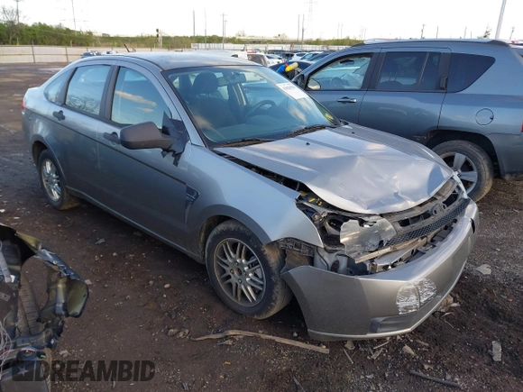 2008 Ford Focus SE with VIN 1FAHP35N98W165970, listed as a IAAI auction lot 42028598 with 242,004 mi miles and . Bid and sale history available at carsss.com. Image 1.