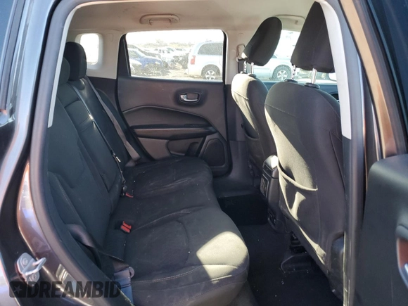 2018 Jeep Compass Sport with VIN 3C4NJCAB7JT250795, listed as a Copart auction lot 48939925 with 144,823 mi miles and Salvage Title. Bid and sale history available at carsss.com. Image 10.