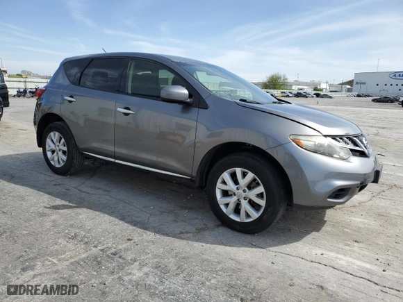 2013 Nissan Murano S with VIN JN8AZ1MW5DW301465, listed as a Copart auction lot 51799385 with 104,814 mi miles and Salvage Title. Bid and sale history available at carsss.com. Image 4.