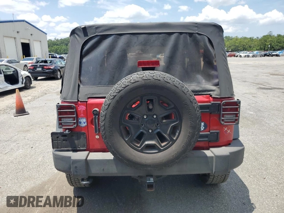 2014 Jeep Wrangler Sport z VIN 1C4AJWAG2EL147510, wystawiony jako Copart lot #62452445 z przebiegiem 132 941 mil mil oraz Czysty tytuł • Clean title. Historia ofert i sprzedaży dostępna na DreamBid. Obrazek 6.