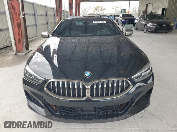 2021 BMW 8 Series M850i xDrive with VIN WBABC4C0XMCG35539, listed as a Copart auction lot 52070705 with 0 mi miles and Non Repairable. Bid and sale history available at carsss.com. Image 5.