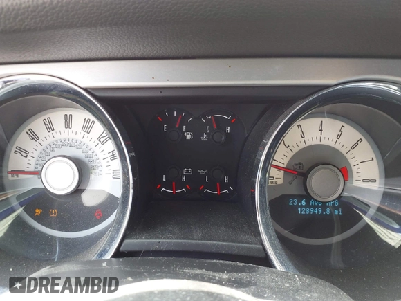2011 Ford Mustang V6 with VIN 1ZVBP8EMXB5154121, listed as a IAAI auction lot 42154423 with 128,949 mi miles and . Bid and sale history available at DreamBid. Image 7.