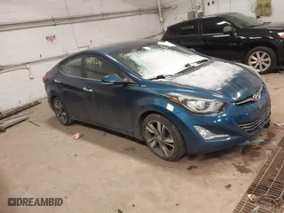 2014 Hyundai Elantra SE with VIN KMHDH4AEXEU139124, listed as a IAAI auction lot 41413290 with 129,352 mi miles. Bid and sale history available at carsss.com. Image 1.
