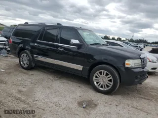 2007 Lincoln Navigator L with VIN 5LMFL27537LJ15918, listed as a Copart auction lot 75200624 with 186,429 mi miles and Clean Title. Bid and sale history available at carsss.com. Image 4.