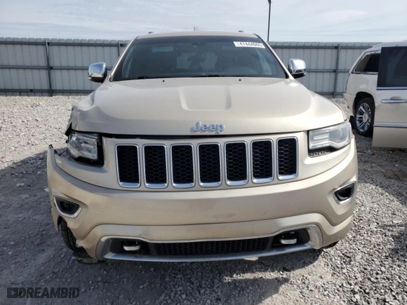 2014 Jeep Grand Cherokee Overland with VIN 1C4RJFCT1EC164988, listed as a Copart auction lot 47444065 with 151,409 mi miles and Salvage Title. Bid and sale history available at carsss.com. Image 5.