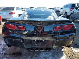 2014 Chevrolet Corvette Z51 2LT with VIN 1G1YK2D7XE5117409, listed as a Copart auction lot 45411925 with 71,154 mi miles and Salvage title. Bid and sale history available at DreamBid. Image 6.