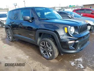 2021 Jeep Renegade Upland with VIN ZACNJDAB1MPN28069, listed as a IAAI auction lot 41887128 with 30,276 mi miles and . Bid and sale history available at DreamBid. Image 1.