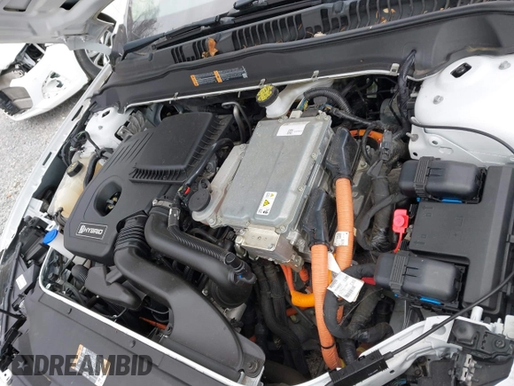2019 Ford Fusion Hybrid SEL with VIN 3FA6P0MU3KR189612, listed as a IAAI auction lot 41422745 with 95,130 mi miles. Bid and sale history available at carsss.com. Image 10.
