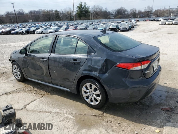 2023 Toyota Corolla LE z VIN JTDB4MEE3P3014377, wystawiony jako Copart lot #48761545 z przebiegiem 8 798 mil mil oraz Szkoda całkowita • Salvage title. Historia ofert i sprzedaży dostępna na DreamBid. Obrazek 2.