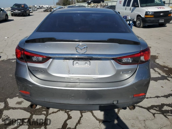 2014 Mazda Mazda6 i Touring with VIN JM1GJ1T58E1104066, listed as a Copart auction lot 46655205 with 130,857 mi miles and Salvage Title. Bid and sale history available at carsss.com. Image 6.
