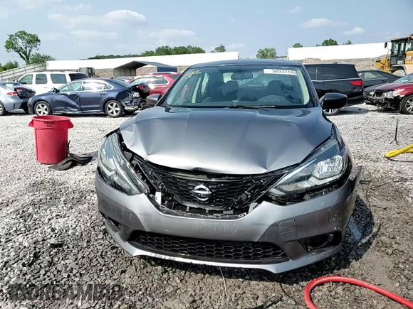 2017 Nissan Sentra S with VIN 3N1AB7AP0HY350932, listed as a Copart auction lot 58932145 with 145,154 mi miles and Salvage title. Bid and sale history available at DreamBid. Image 13.