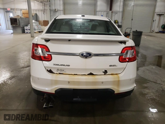 2011 Ford Taurus SEL with VIN 1FAHP2EW7BG175465, listed as a Copart auction lot 54429085 with 202,450 mi miles and Salvage Title. Bid and sale history available at carsss.com. Image 6.