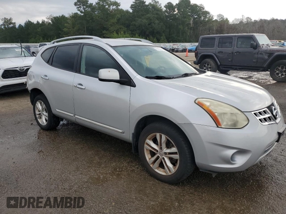 2012 Nissan Rogue S with VIN JN8AS5MV3CW702093, listed as a Copart auction lot 72132794 with 106,526 mi miles and Salvage Title. Bid and sale history available at DreamBid. Image 4.