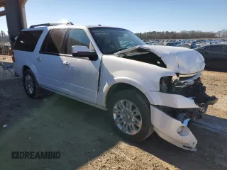 2011 Ford Expedition Max Limited with VIN 1FMJK1K5XBEF12699, listed as a Copart auction lot 89182085 with 239,793 mi miles and Salvage title. Bid and sale history available at DreamBid. Image 4.
