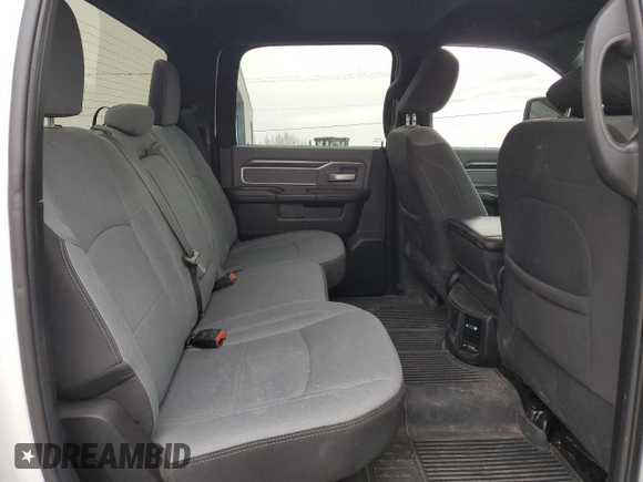 2023 Ram 2500 Big Horn with VIN 3C6UR5DL0PG613323, listed as a Copart auction lot 87761325 with 55,963 mi miles and Salvage Title. Bid and sale history available at carsss.com. Image 10.