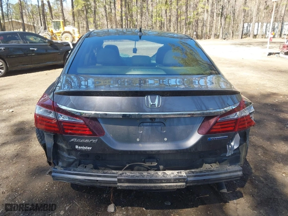 2017 Honda Accord Hybrid with VIN JHMCR6F34HC010403, listed as a IAAI auction lot 41878619 with 185,713 mi miles. Bid and sale history available at carsss.com. Image 16.