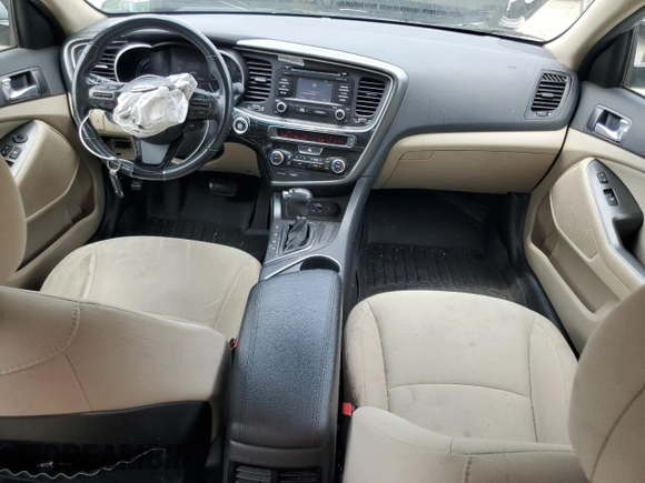 2014 Kia Optima LX with VIN KNAGM4AD5E5076946, listed as a Copart auction lot 59441775 with 138,006 mi miles and Salvage title. Bid and sale history available at DreamBid. Image 8.