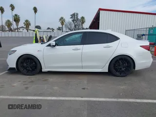 2019 Acura TLX w/A-Spec Pkg with VIN 19UUB1F60KA006344, listed as a IAAI auction lot 41429268 with 113,805 mi miles. Bid and sale history available at carsss.com. Image 14.