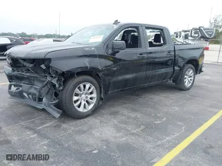 2021 Chevrolet Silverado 1500 Custom with VIN 3GCPWBEK5MG451977, listed as a IAAI auction lot 41874520 with 61,405 mi miles. Bid and sale history available at carsss.com. Image 18.